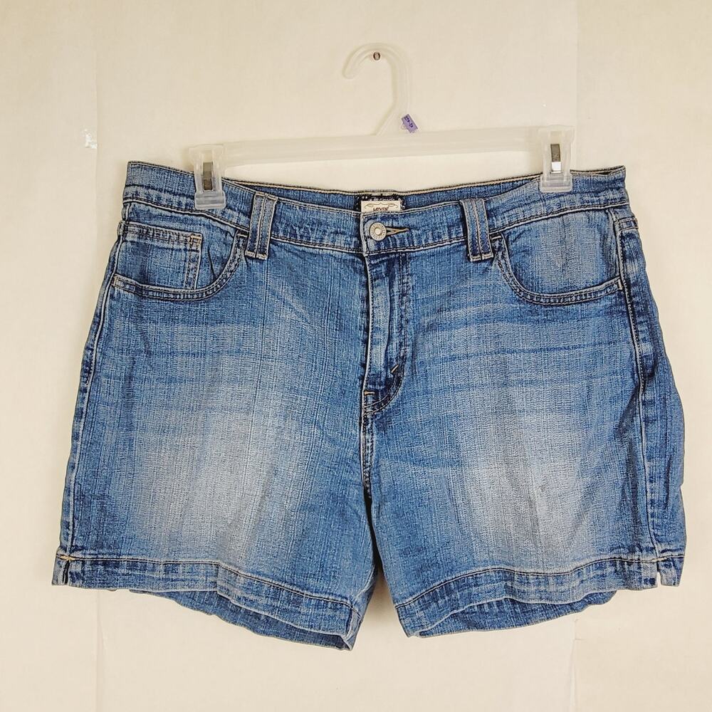 Levi’s 515 Blue Denim Shorts Size 16 Western Streetwear Retro Y2K Plus Size